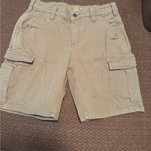 Carhartt Tan Cargo Shorts Classic Design women’s 4
